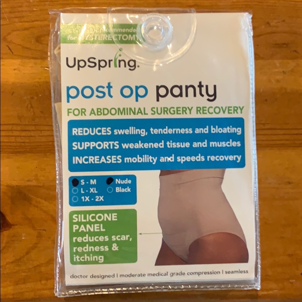 UpSpring Post Op Panty Silicone Hysterectomy Nude